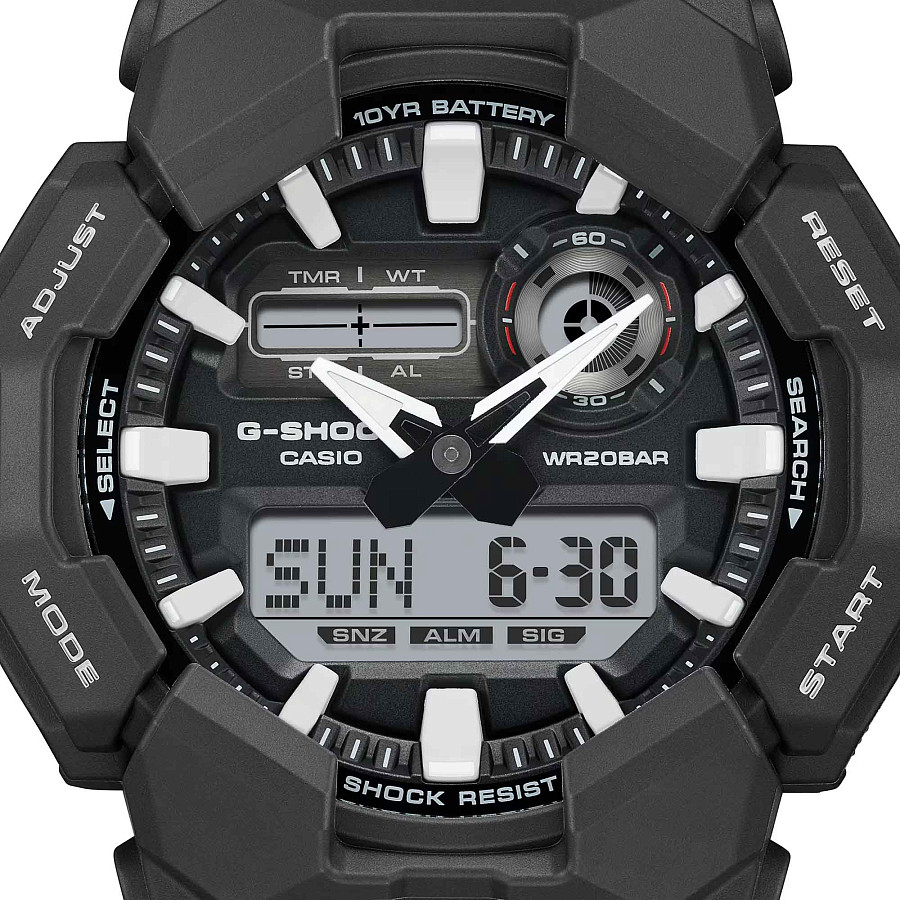 Часы Casio GA-010-1A — Япония, кварцевые