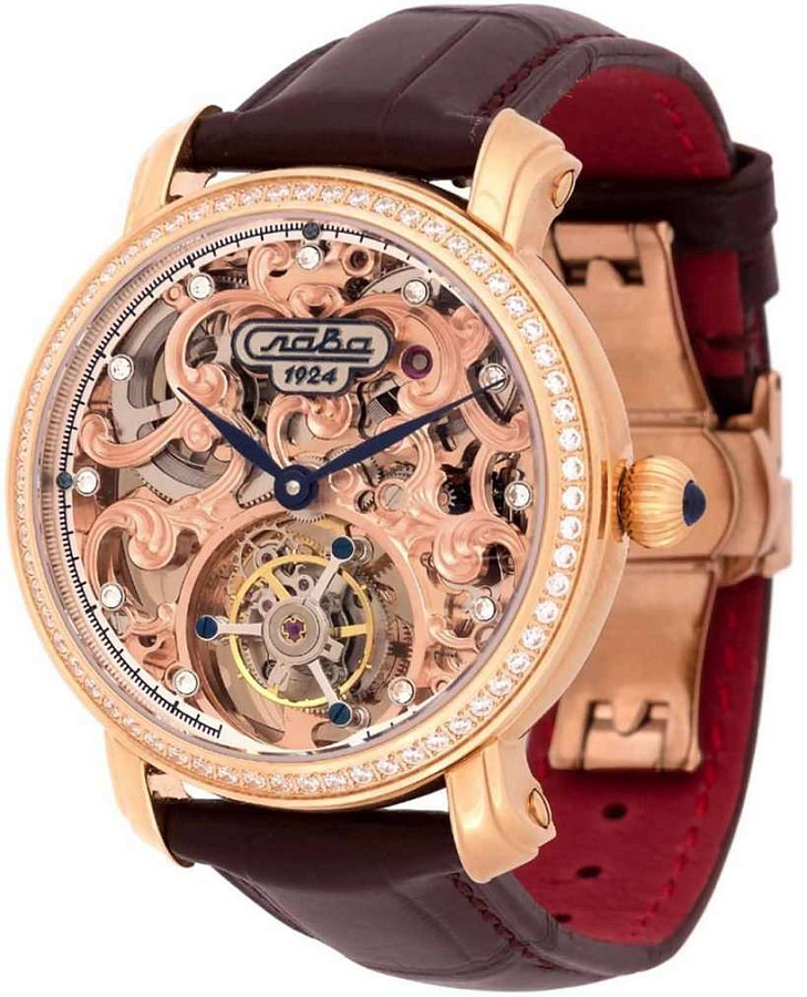 Часы Слава "Слава России" 7463619/300-3451Р-68 — мужские, золотистый
