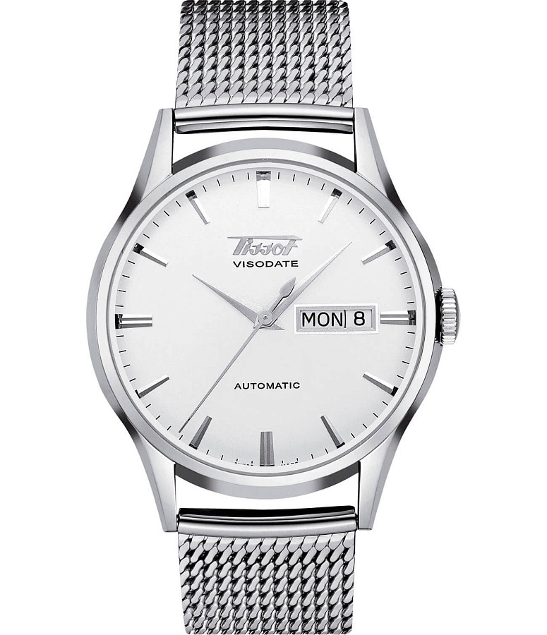 Часы Tissot Heritage Visodate Automatic T019.430.11.031.00 — мужские, белый