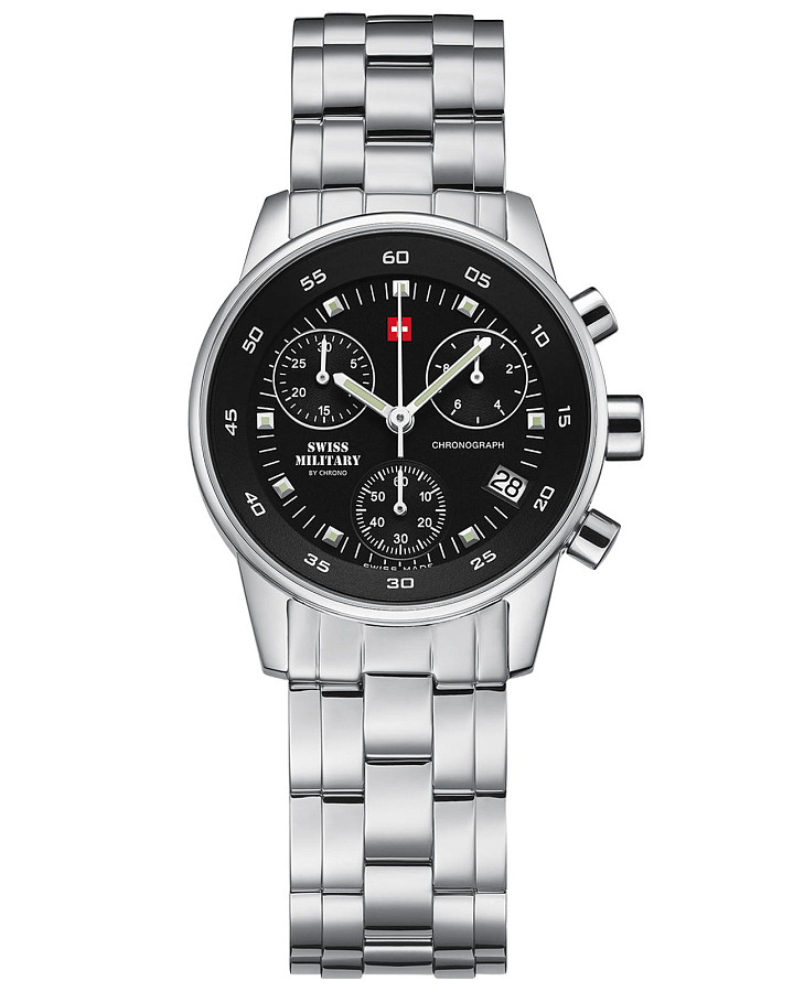 Часы Swiss Military by Chrono SM34013.01 — женские, черный