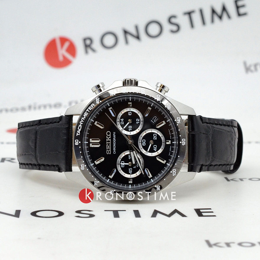 Часы Seiko Spirit Chronograph SBTR021 — кварцевые, металл сталь