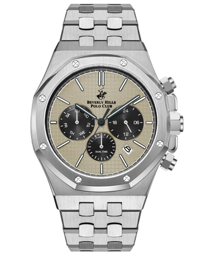 Часы Beverly Hills Polo Club BP3051X.360 — мужские, бежевый