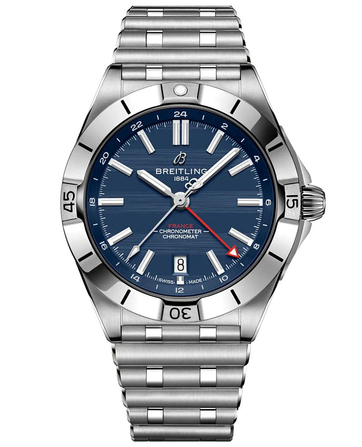 Часы Breitling Chronomat Automatic GMT 40 A323989B1C1A1 — мужские, синий