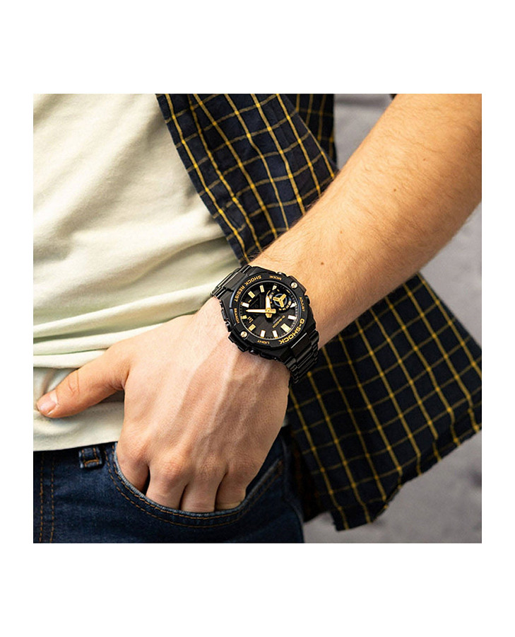 Часы Casio G-Shock GST-B500BD-1A9DR (GST-B500BD-1A9) — электронные, металл сталь пластик