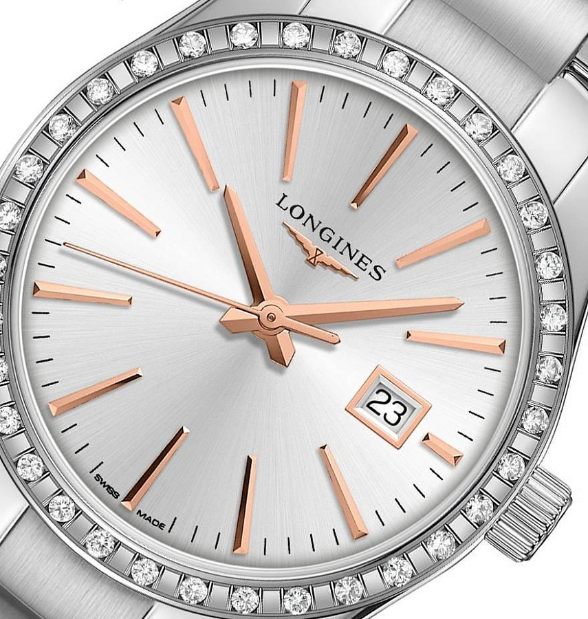 Часы Longines Conquest Classic L2.286.0.72.6 — Швейцария, кварцевые