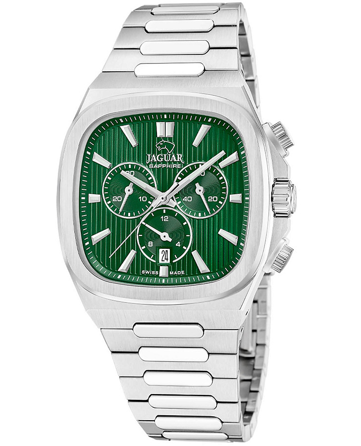 Часы Jaguar Rond Carre J1048/3 — мужские, зеленый