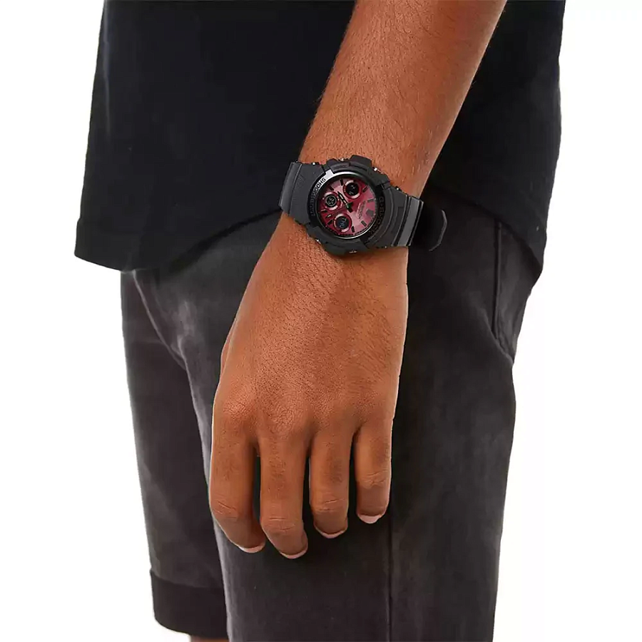 Часы Casio G-Shock AWR-M100SAR-1ADR — электронные, пластик металл алюминий