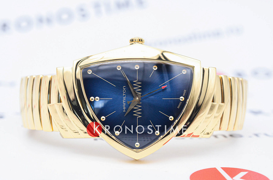 Часы Hamilton Ventura Quartz H24301141 — кварцевые, сталь металл