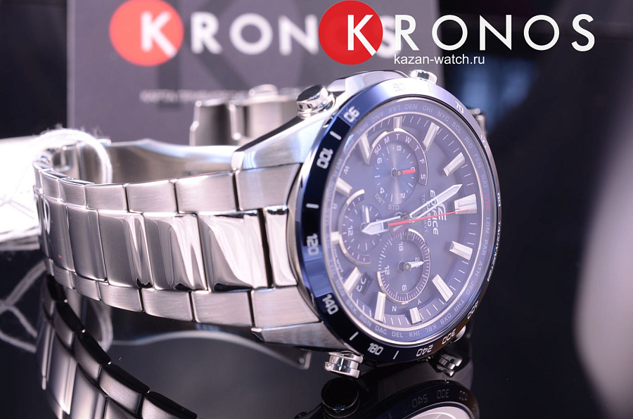 Часы Casio Edifice EQW-T650DB-2A — металл сталь, Япония