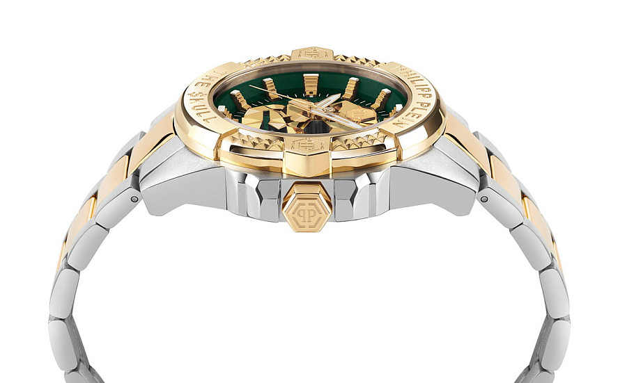 Часы Philipp Plein The Skull PWAAA2825 — мужские, нержавеющая сталь с pvd-покрытием