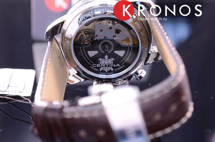 Часы Certina DS Podium Chronograph Automatic C001.427.16.297.00 — кожаный, мужские