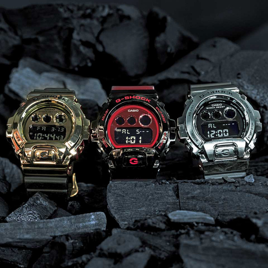 Часы Casio G-Shock GM-6900B-4ER — красный, электронные