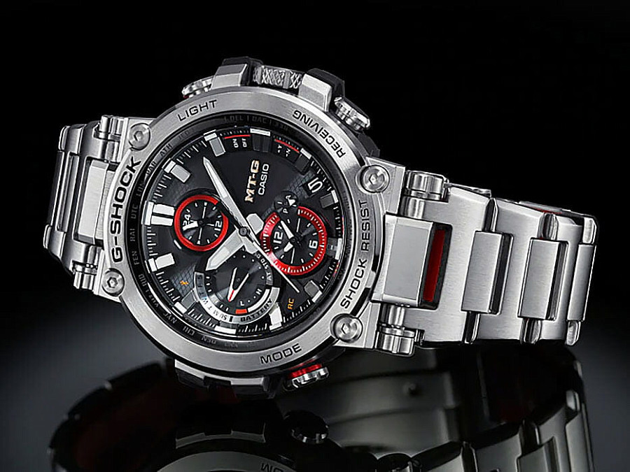 Часы Casio G-Shock Premium MTG-B1000D-1A — электронные, сталь металл пластик