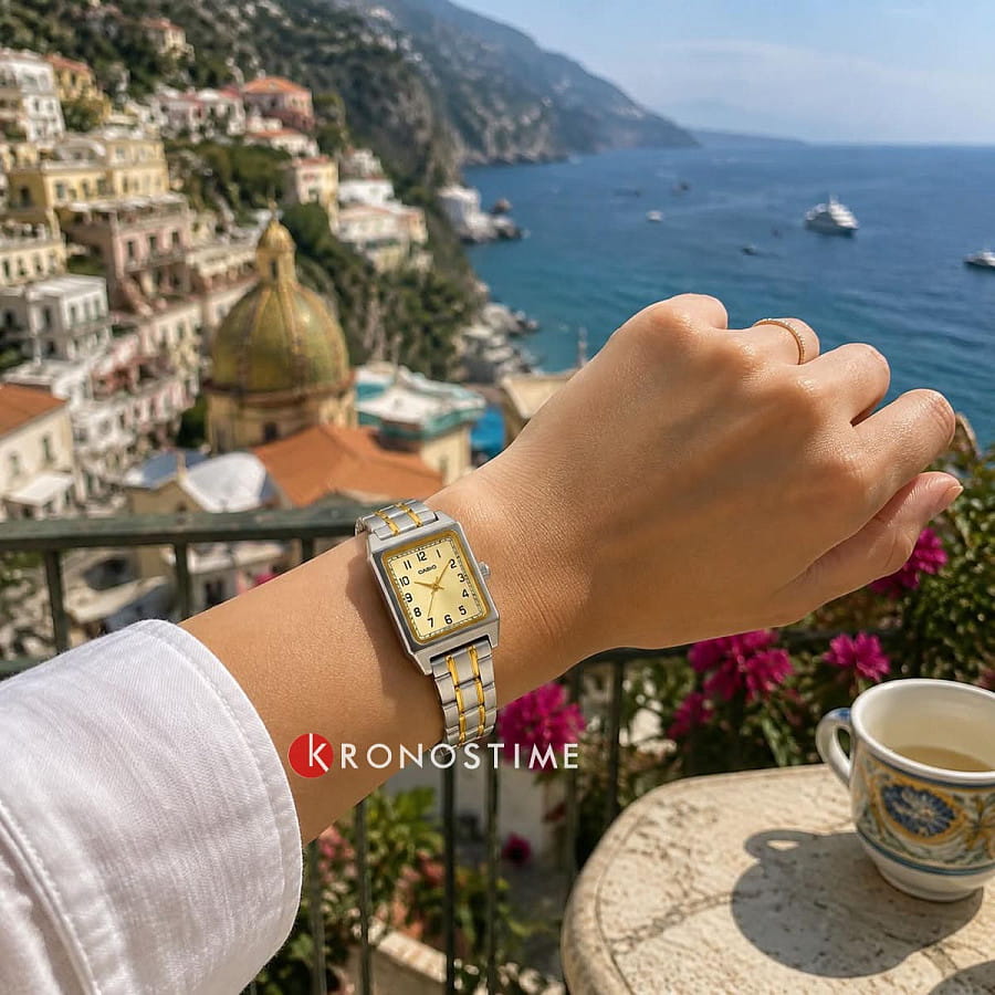 Часы Casio Collection LTP-B150SG-9B — кварцевые, сталь металл