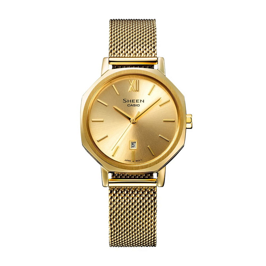 Часы Casio Sheen SHE-4554GM-9A — Япония, кварцевые