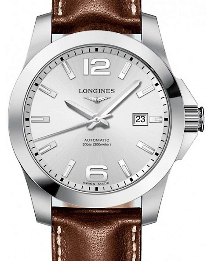 Часы Longines Conquest L3.777.4.76.4 — механические, керамика сталь металл