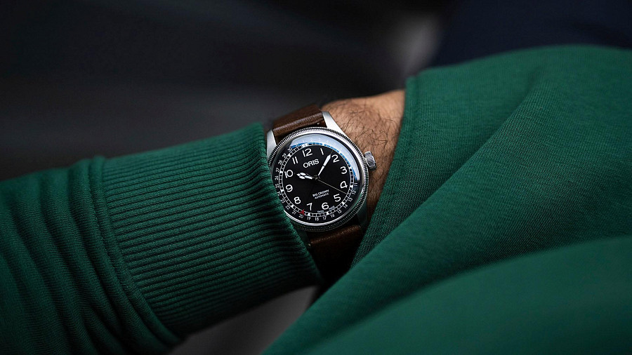 Часы Oris Big Crown Waldenburgerbahn Limited Edition 01 754 7785 4084-Set — мужские, кожаный