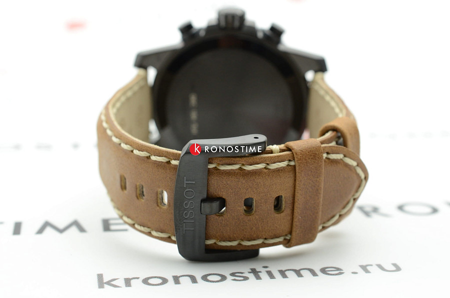 Часы Tissot SuperSport Chrono T125.617.36.051.01 — мужские, коричневый