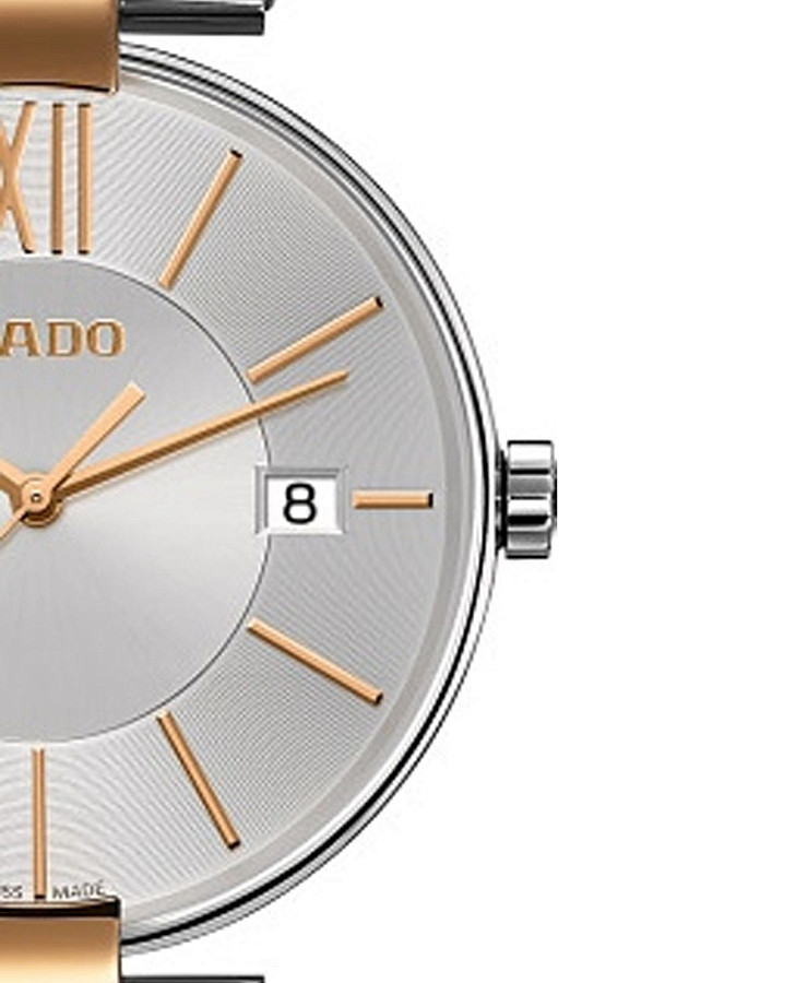 Часы Rado Coupole R22852023 — нержавеющая сталь с pvd-покрытием, женские