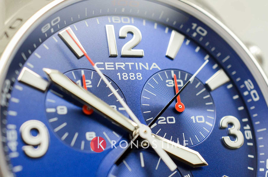 Часы Certina DS Podium Chronograph 1/100 sec C001.647.44.047.00 — титановый, мужские