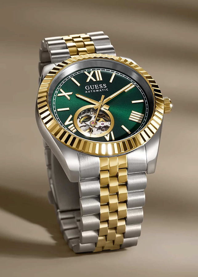 Часы Guess Dress Connoisseur Automatic GW0984G4 — нержавеющая сталь с ip-покрытием, мужские