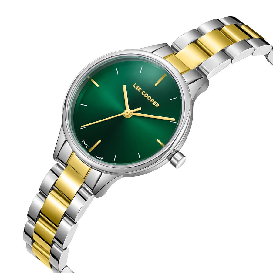 Часы Lee Cooper LC08080.270 — кварцевые, металл суперметалл
