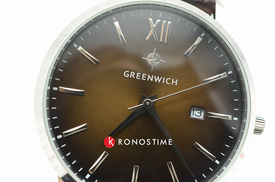 Часы Greenwich Bell GW 021.12.10 — кварцевые, металл сталь