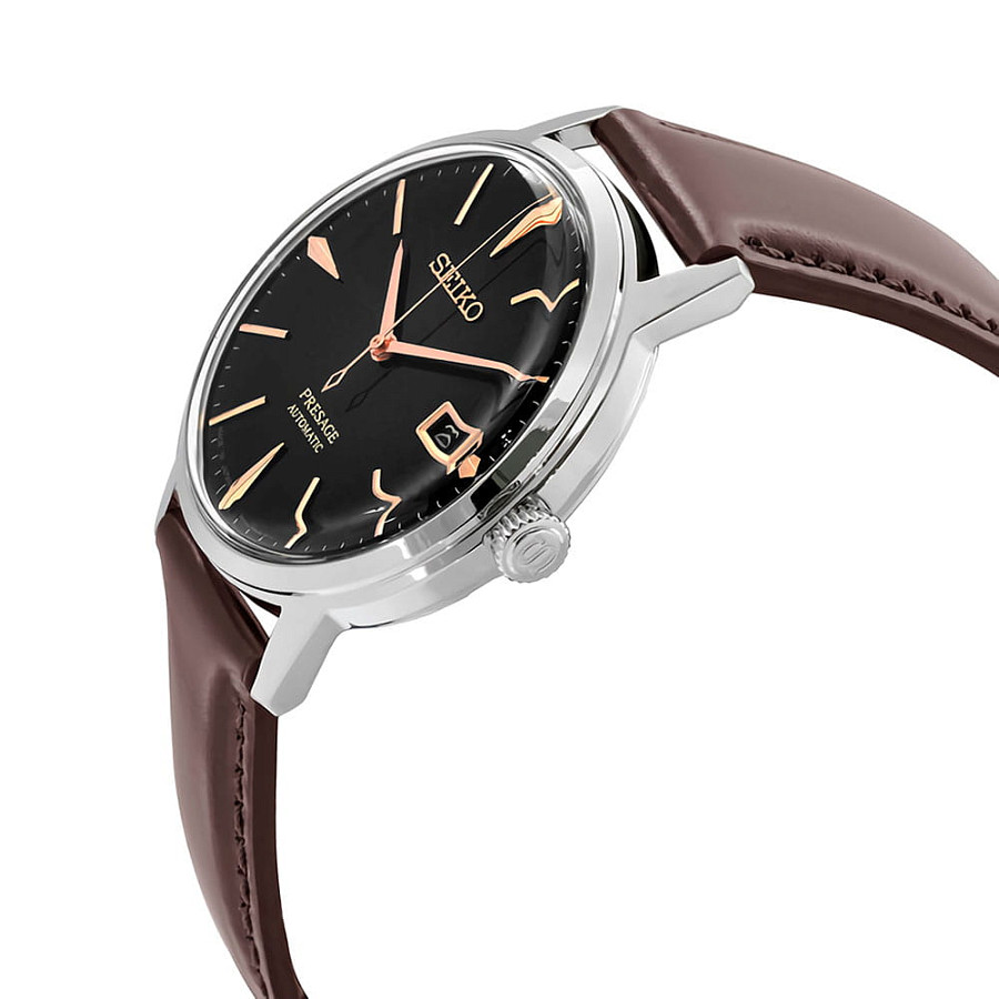 Часы Seiko Presage SRPJ17J1 — мужские, коричневый