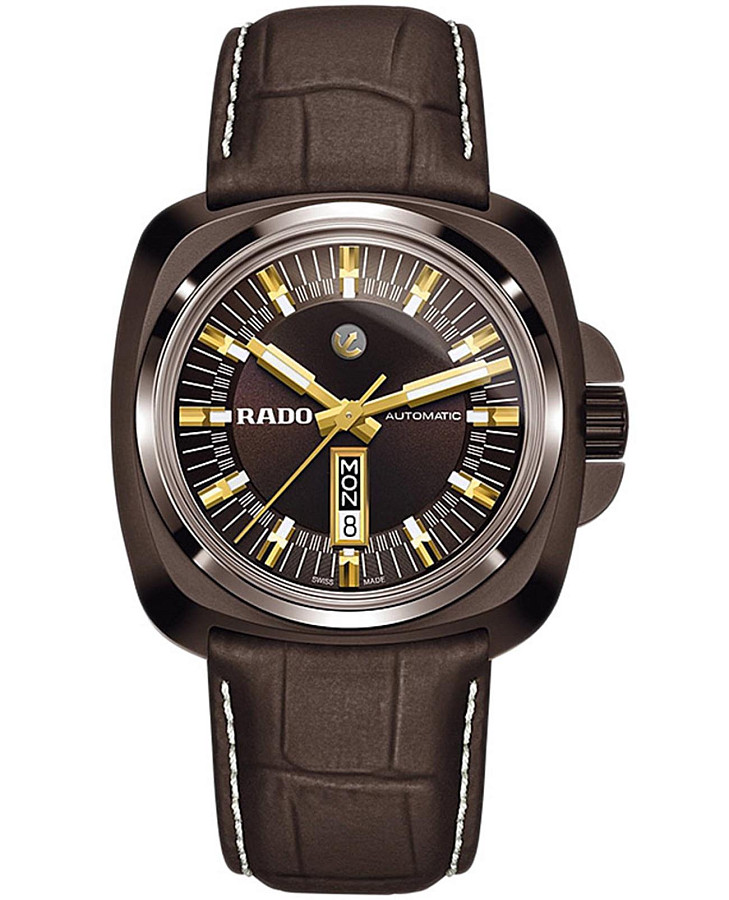 Часы Rado Hyperchrome R32170305 — мужские, коричневый