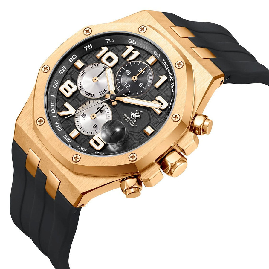 Часы Beverly Hills Polo Club BP3783X.451 — кварцевые, металл сталь