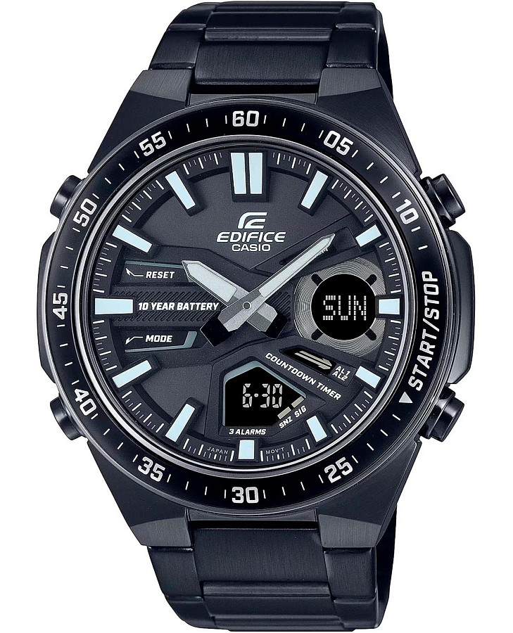 Часы Casio Edifice EFV-C110DC-1ADF (EFV-C110DC-1A) — мужские, черный