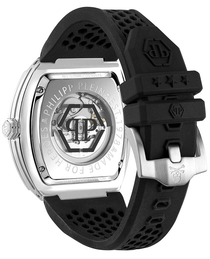 Часы Philipp Plein The Skeleton PWBAA2123 — механические, сталь металл