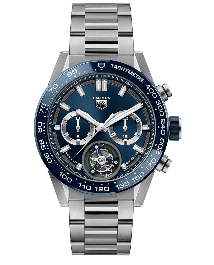 Часы TAG Heuer Carrera CAR5A8C.BF0707 — мужские, синий