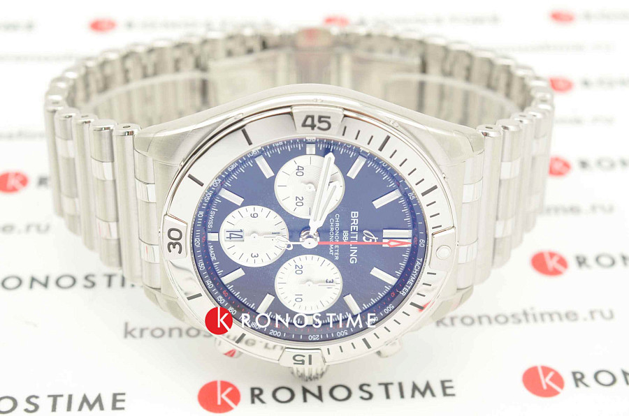 Часы Breitling Chronomat B01 42 AB0134101B1A1 — мужские, нержавеющая сталь