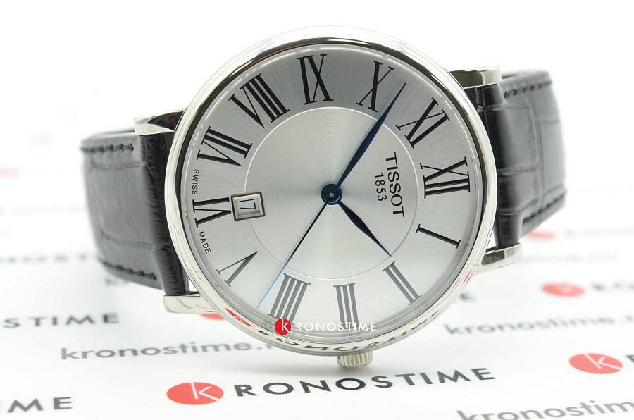 Часы Tissot Carson Premium T122.410.16.033.00 — кварцевые, Швейцария, мужские