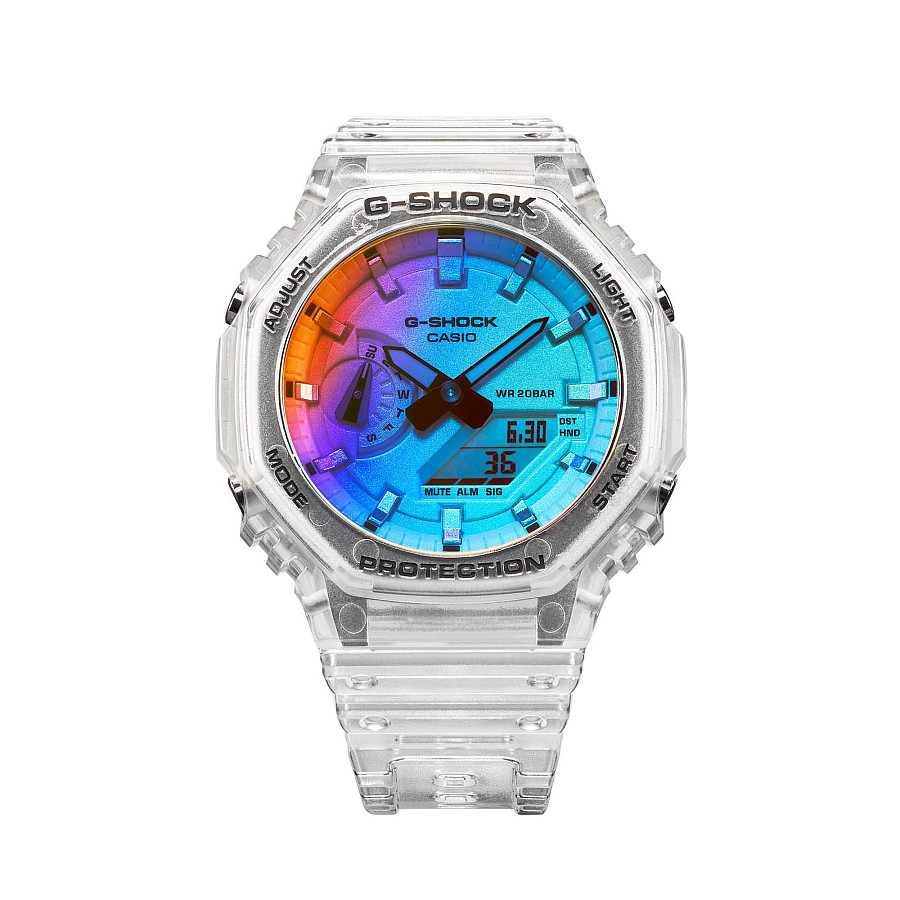 Часы Casio G-Shock GA-2100SRS-7A — карбон пластик