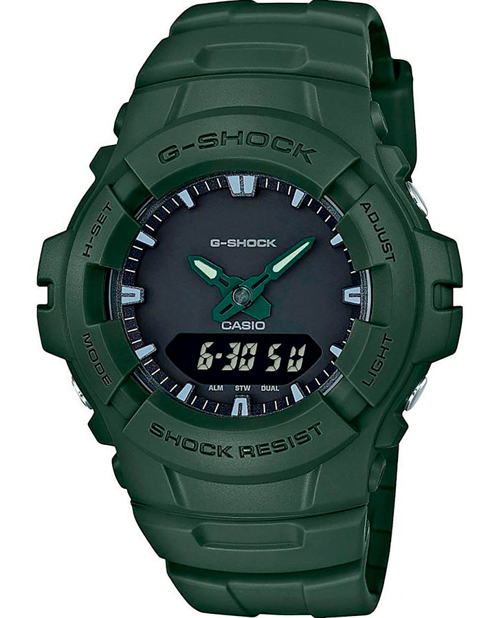 Часы Casio G-Shock G-100CU-3A — мужские, черный