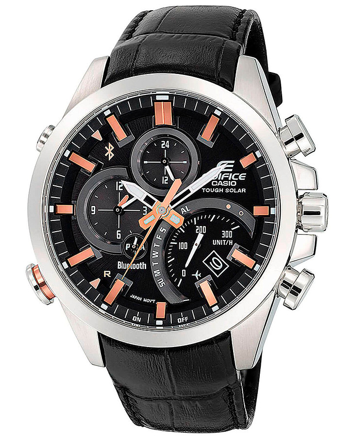 Часы Casio Edifice EQB-500L-1A — мужские, черный