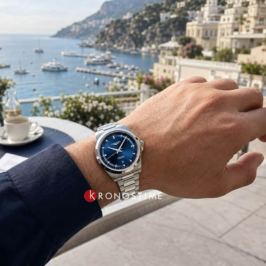 Часы Longines Conquest L3.830.4.97.6 — металл сталь, нержавеющая сталь