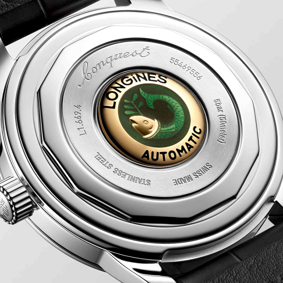 Часы Longines Conquest Heritage L1.649.4.52.0 — металл сталь, Швейцария