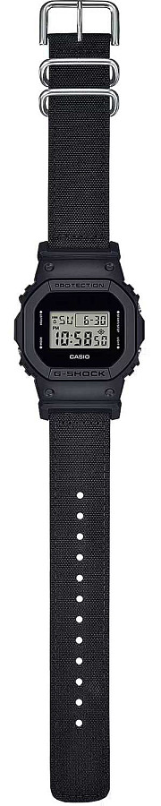 Часы Casio G-Shock DW-5600BCE-1DR (DW-5600BCE-1) — нейлон, мужские