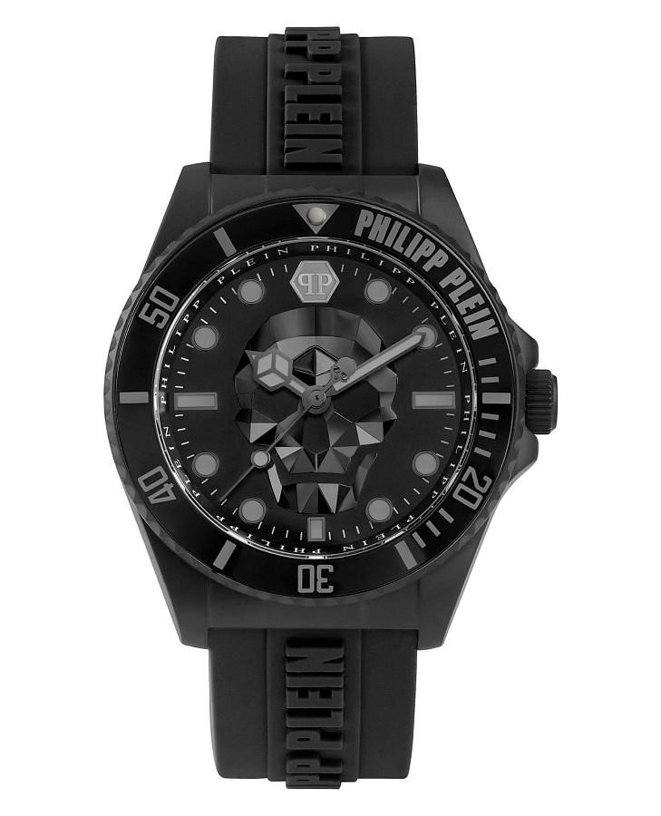 Часы Philipp Plein The Skull PWOAA0422 — мужские, черный