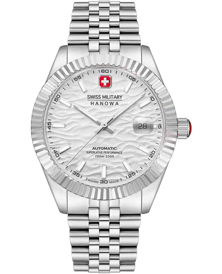 Часы Swiss Military Hanowa Master Diligenter SMWGL0005402 — мужские, серебристый