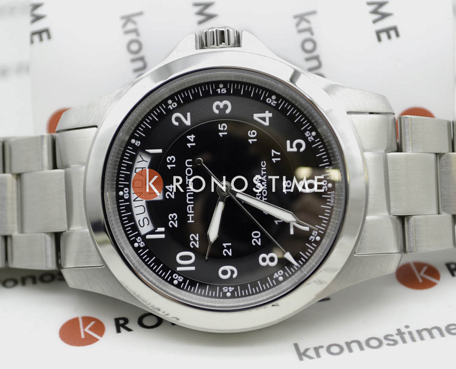 Часы Hamilton Khaki Field King Auto H64455133 — сталь, мужские, Швейцария