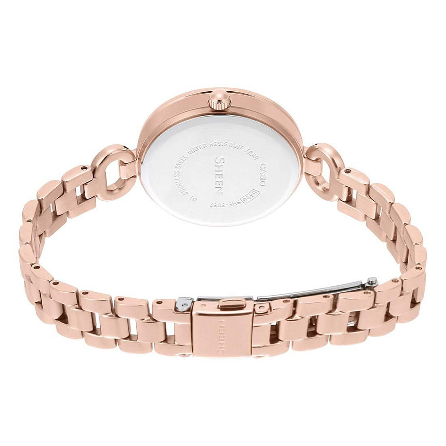 Часы Casio Sheen SHE-3067PG-7A — металл сталь, Япония