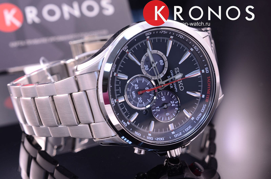 Часы Seiko Conceptual Series Sports SSC493P1 — металл сталь, Япония