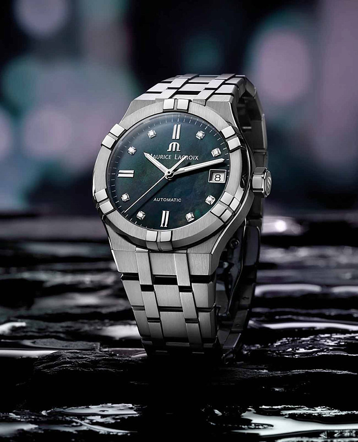 Часы Maurice Lacroix Aikon Automatic AI6006-SS002-370-1 — механические, металл сталь