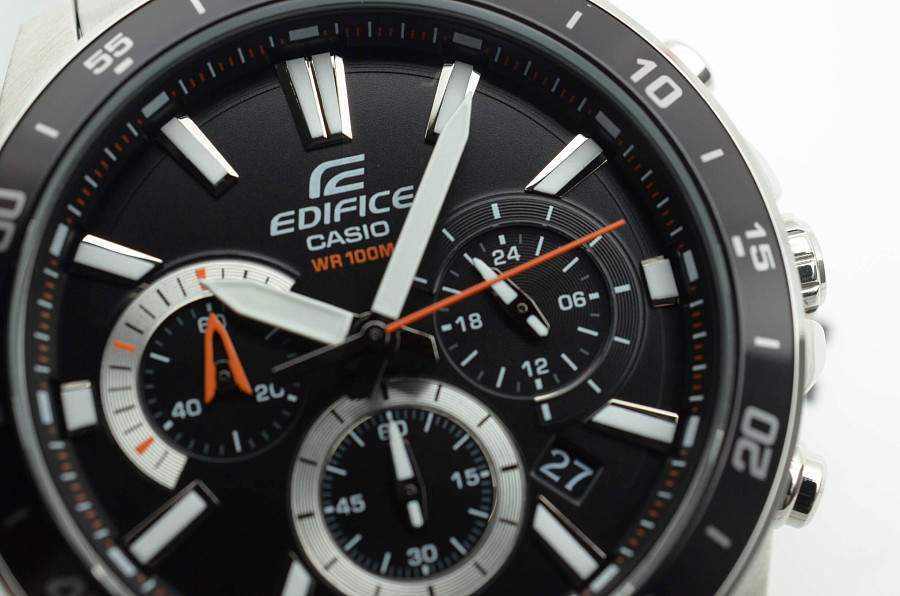 Часы Casio Edifice EFV-570D-1AVUEF — черный, сталь металл