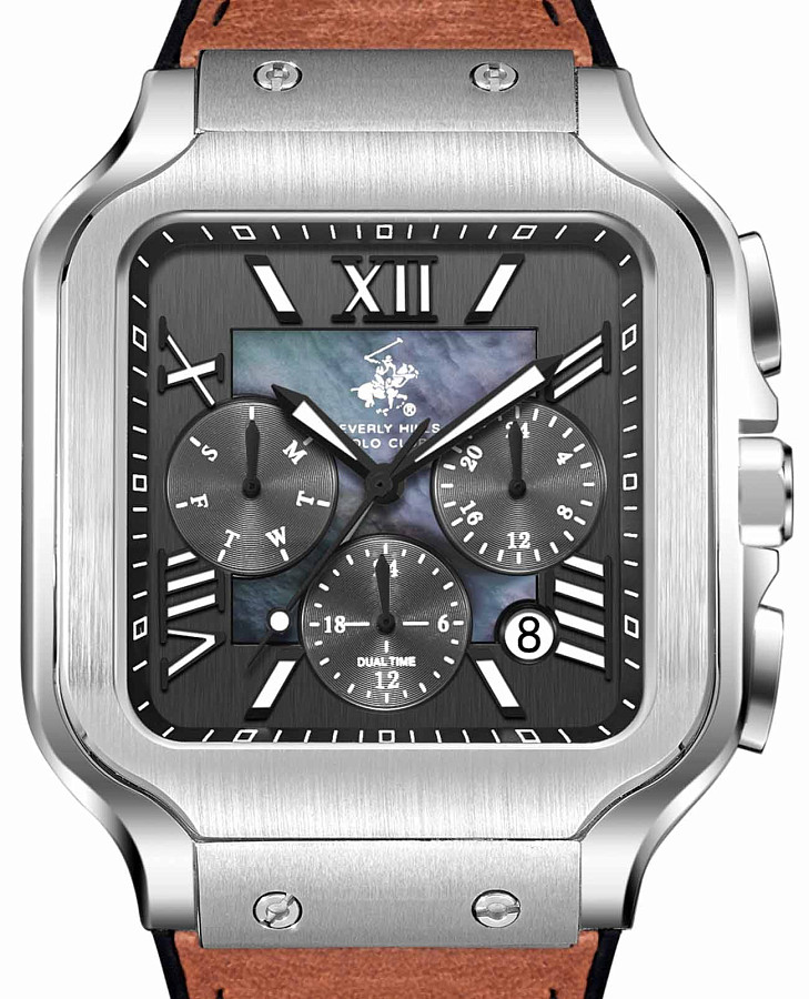 Часы Beverly Hills Polo Club BP3854X.364 — кварцевые, сталь металл