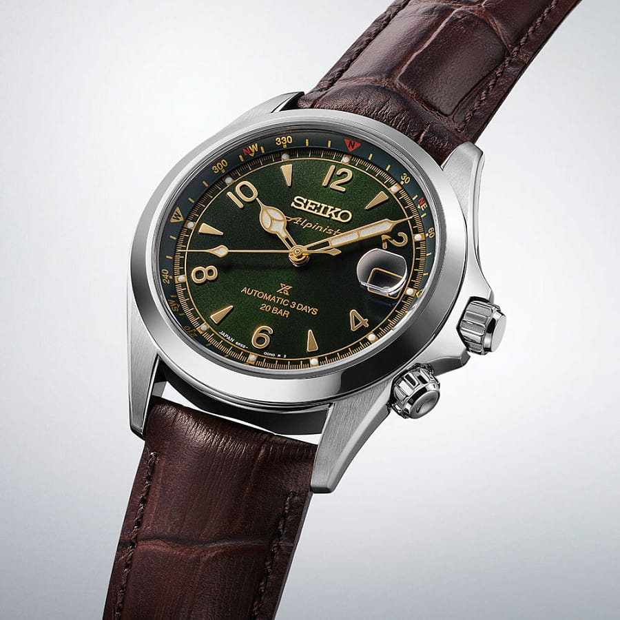 Часы Seiko Prospex Alpinist SPB507J1 — механические, металл сталь